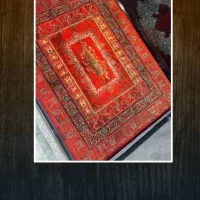 اگر خانه قلبِ شماست، فرشِ ما نبضِ آن است.() فرش