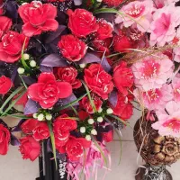 گل مصنوعی ۴عدد|گل مصنوعی|ارومیه, |دیوار
