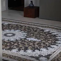 فرش ماشینی کاشان 24متری ۱۲۰۰شانه شاندیزگل برجسته