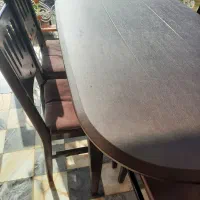 میز غذاخوری شیش نفره|میز و صندلی غذاخوری|سیمین شهر, |دیوار