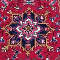 یک جفت فرش دستبافت کناره هریس تاجری