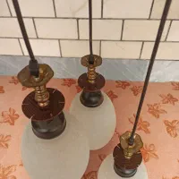 دو عدد لوستر سه شاخه|لوستر و چراغ آویز|اندیشه, اندیشه فاز ۱|دیوار