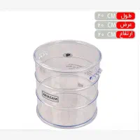 بشکه 5 لیتری شفاف مخصوص ادویه و قهوه