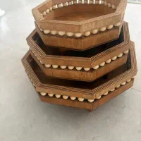 میوه خوری سه تکه چوبی