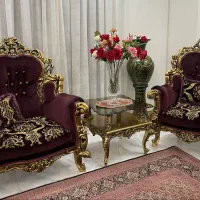 مبلمان استیل ۱۱ نفره چوب راش سلطنتی|مبلمان خانگی و میز عسلی|تهران, امیرآباد|دیوار