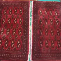 دوجفت قالیچه دستباف سالم وقدیمی|گلیم، جاجیم، گبه|بندرعباس, |دیوار