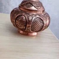 ظروف تزئینی مسی قلم کاری اصفهان|بوفه، ویترین، کنسول|تهران, شهرک پرواز|دیوار