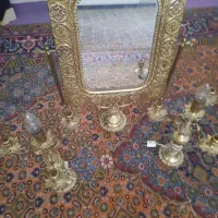 آینه شمدان برنز قدیمی|آینه|اردبیل, |دیوار