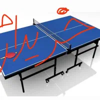 میز پینگ پنگ تاشو چرخدار