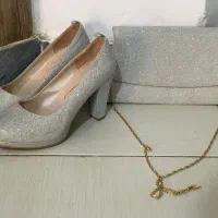 ست کیف کفش مجلسی مانتو شلوار مجلسی