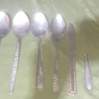 چند عدد قاشق و کارد و چنگال قدیمی ژاپنی|کلکسیون اشیاء عتیقه|کردکوی, |دیوار