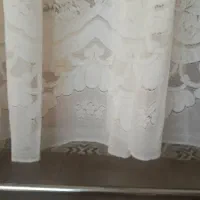 پرده تور سفید ، پرده سه لایه دو عدد و|پرده، رانر، رومیزی|نجف‌آباد, ویلاشهر|دیوار