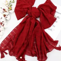 شال حریر چهارخونه