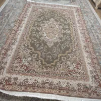 فرش ۶ متری نگین مشهد رنگ گردویی