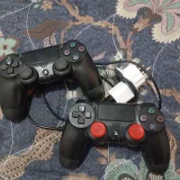 2 تا دسته پی اس فور با شارژر و کله شارژر اصلی