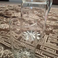 دو تا پارچ شیشه ای با ده تا لیوان..450|ظروف سرو و پذیرایی|شهرکرد, |دیوار