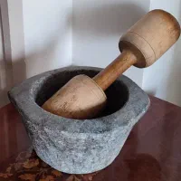 هاونگ سنگی آنتیک عتیقه بزرگگ