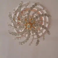 لوستر ۱۲ شاخه|لوستر و چراغ آویز|کرج, شهرک جهان‌نما|دیوار