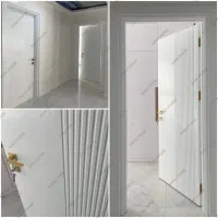 درب سیم لول اتاقی در چهارچوب ضد سرقت چوبی