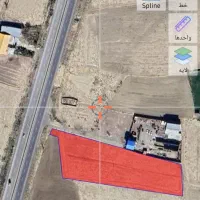 زمینی بر جاده سلماس خوی ۷۸۰۰متر