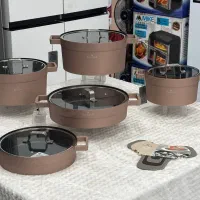 سرویس قابلمه راکلند 14 پارچه|ظروف پختوپز|خرمآباد, |دیوار