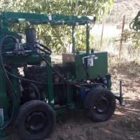 حفاری چاه اب بادستگاه روتاری باغ ویلا