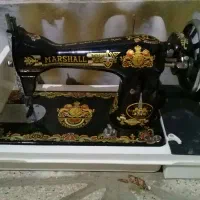 چرخ خیاطی و کمد و تخت