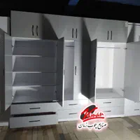 کمد دیواری طوسی روشن بزرگ کد ۱۸۲|جاکفشی، کمد، دراور|تهران, جنت‌آباد شمالی|دیوار