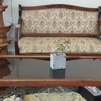 مبل ۷ نفره چوب محکم ویک تیکه|مبلمان خانگی و میز عسلی|تهران, حشمتیه|دیوار