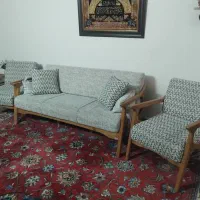 مبل نیم ست پنج نفره در حد نو|مبلمان خانگی و میز عسلی|تهران, صد دستگاه|دیوار