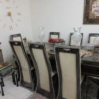 میز ناهار خوری ۸ نفره|میز و صندلی غذاخوری|رودهن, |دیوار