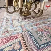 لوستر شش ملائکه برنزه اصل قدیمی