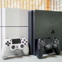 کنسولps4 1Tکپی خور با۲دسته و پایه شارژ
