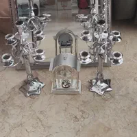 آینه و شمعدان برنجی