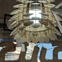 لوستر آویز مدل کاج تک شعله|لوستر و چراغ آویز|کرج, دهقان ویلا|دیوار