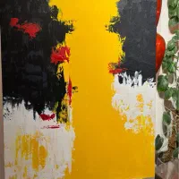 تابلو نقاشی دکوراتیو با رنگ و روغن برجسته
