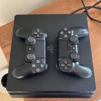PS4 slim 1 ترابایت دو دسته کپی خور
