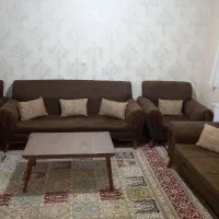 مبلمان ۷ نفره با ۲ عدد میز جلو مبلی|مبلمان خانگی و میز عسلی|فردیس, شهرک ناز|دیوار