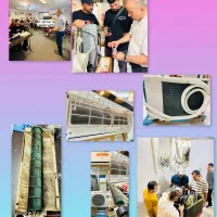 مهارت آموزی کولر اسپیلت گازی