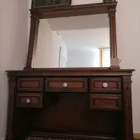 میز آرایشی تمام چوب