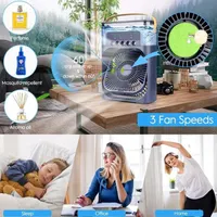 پنکه توربو LED دار پرتابل ۳ کاره مه پاش USB|پنکه و تصفیه‌کنندهٔ هوا|بندرعباس, |دیوار