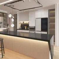 کابینت آشپزخانه کلاسیک، نئو کلاسیک، های گلاس