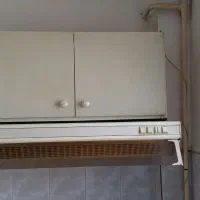 کابینت فلزی دست دوم به همراه سینک و هود|آب‌چکان و نظم‌دهنده ظروف|رشت, پیرکلاچای|دیوار