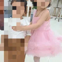 لباس عروسکی صورتی بچه گانه|کفش و لباس بچه|اهواز, کمپلو جنوبی|دیوار