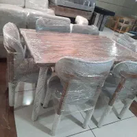 ناهار خوری مینیمال  ۶نفره نوبل تولیدی مبلمان کاج