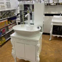 انواع روشویی کابینتی دارای آینه باکس قیمت فاکتور|لوازم سرویس بهداشتی|بوکان, |دیوار