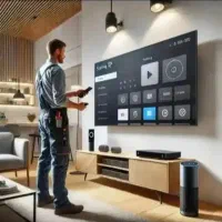 نصب ، نصاب اگیرنده تلویزیون و براکت