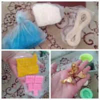 فروش مقداری وسایل شمع وسنگ مصنوعی