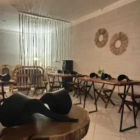 میز چوبی روستیک|میز و صندلی غذاخوری|بیرجند, |دیوار