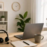 بازاریاب و منشی تلفنی در منزل